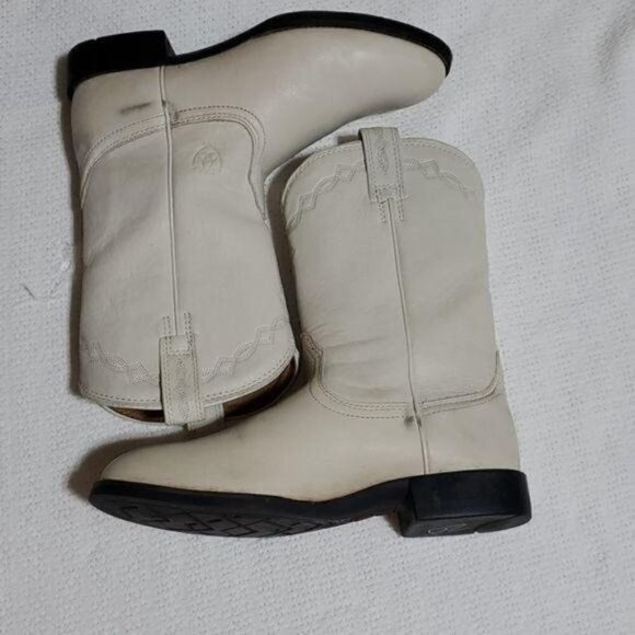 Ariat Cream Sz 8B/Euro 39M RTS Cowboy Boot - Picture 3 of 13